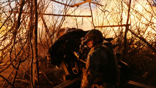 Боевая работа артиллеристов группировки войск Запад - اسپوتنیک ایران  