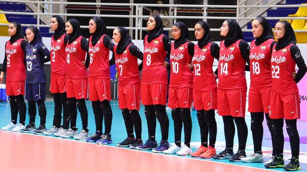 تیم والیبال نوجوانان دختر ایران  - اسپوتنیک ایران  
