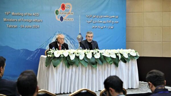 Встреча участников Диалога по азиатскому сотрудничеству в Тегеране - اسپوتنیک ایران  