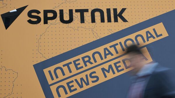 Стенд радио Sputnik - اسپوتنیک ایران  