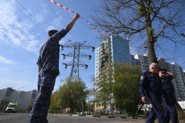 حمله پهپادی به ساختمانهای مسکونی در منطقه مسکو. - اسپوتنیک ایران  