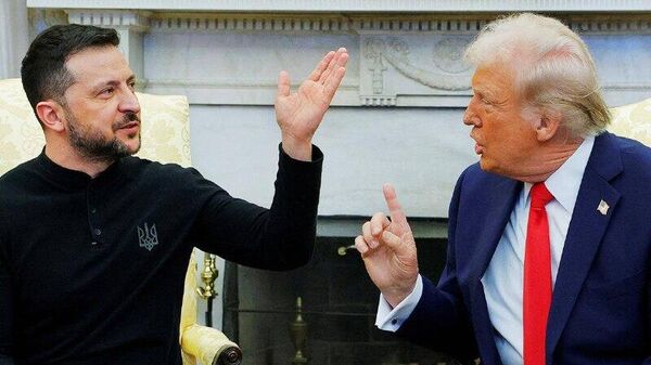 عذرخواهی زلنسکی از ترامپ به خاطر اتفاقات کاخ سفید - اسپوتنیک ایران  