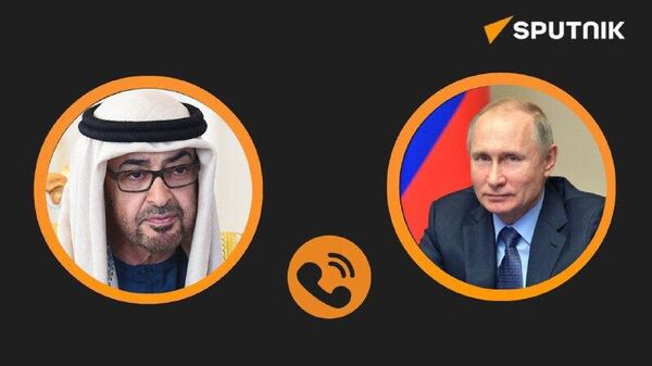 گفتگوی تلفنی ولادیمیر پوتین با محمد بن زاید آل نهیان رئیس امارات متحده عربی - اسپوتنیک ایران  