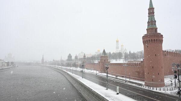 Снег в Москве - اسپوتنیک ایران  