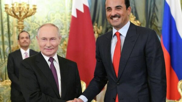 Эмир Катара и Путин - اسپوتنیک ایران  