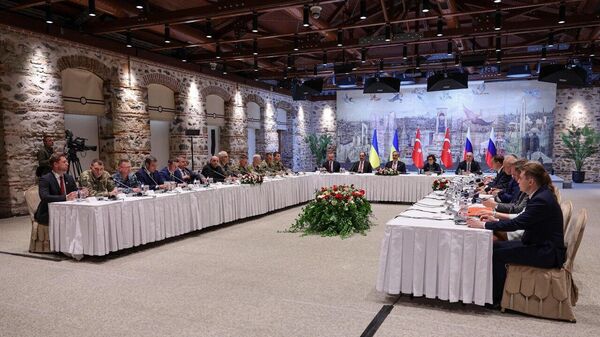 Переговоры представителей России, Украины и Турции в Стамбуле  - اسپوتنیک ایران  