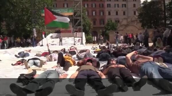 برگزاری رویداد «آخرین روز غزه» در رم - اسپوتنیک ایران  