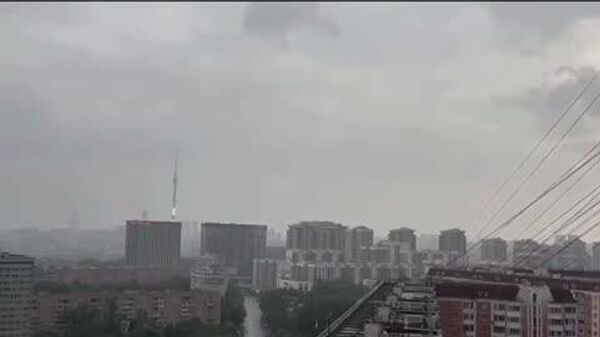 صاعقه، مستقیماً به برج مخابراتی اوستانکینو در مسکو برخورد کرد - اسپوتنیک ایران  