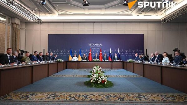 مذاکرات بین روسیه و اوکراین پس از سخنان افتتاحیه فیدان، وزیر خارجه ترکیه، پشت درهای بسته ادامه یافت - اسپوتنیک ایران  