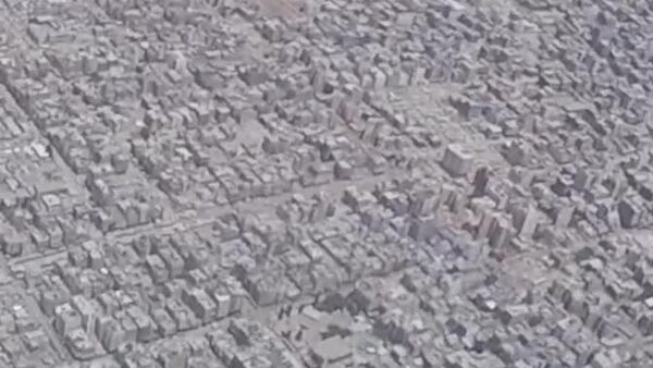 ویدئوی گرفته شده از یک هواپیما، میزان ویرانی در نوار غزه را نشان می‌دهد - اسپوتنیک ایران  