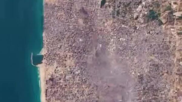 فیلم‌های هوایی، میزان ویرانی‌های ناشی از جنگ اسرائیل علیه نوار غزه را نشان می‌دهد - اسپوتنیک ایران  