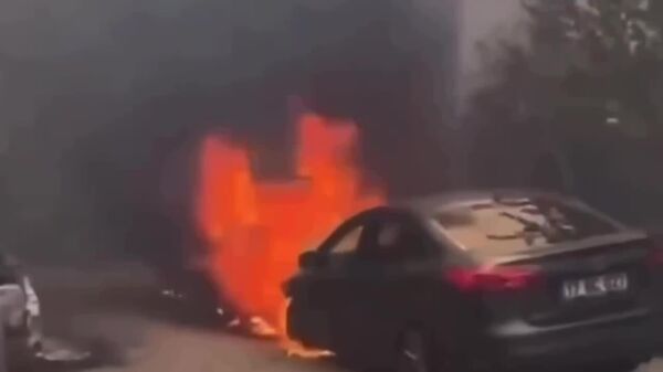 به دلیل آتش‌سوزی جنگلی در استان چاناق‌قلعه ترکیه، عبور کشتی‌ها در تنگه داردانل ترکیه متوقف شده است - اسپوتنیک ایران  