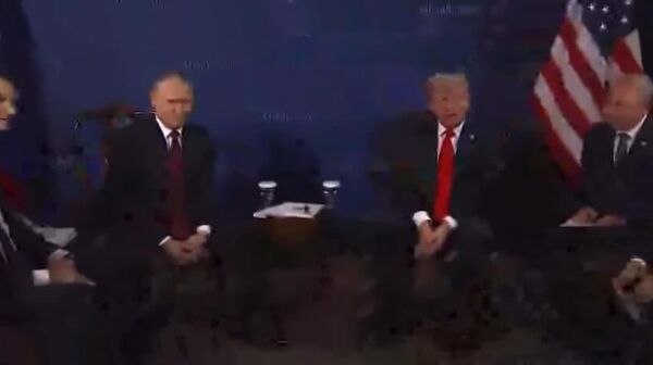 اولین تصاویر از مذاکرات پوتین و ترامپ - اسپوتنیک ایران  