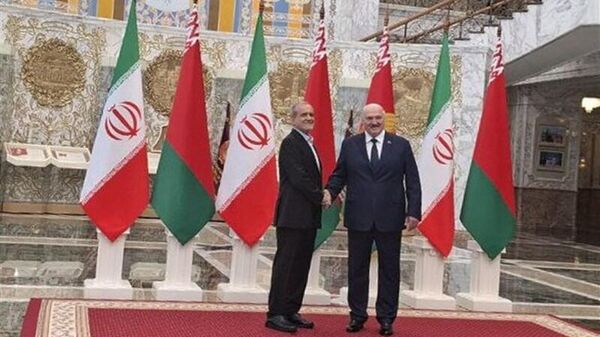 دیدار مسعود پزشکیان و الکساندر لوکاشنکو - اسپوتنیک ایران  