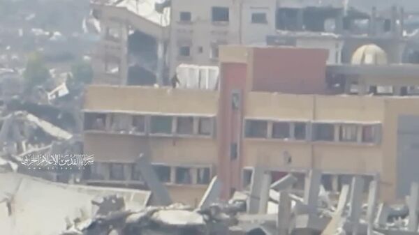 گلوله باران خمپاره ای مقر فرماندهی و کنترل ارتش اسرائیل در نوار غزه - اسپوتنیک ایران  