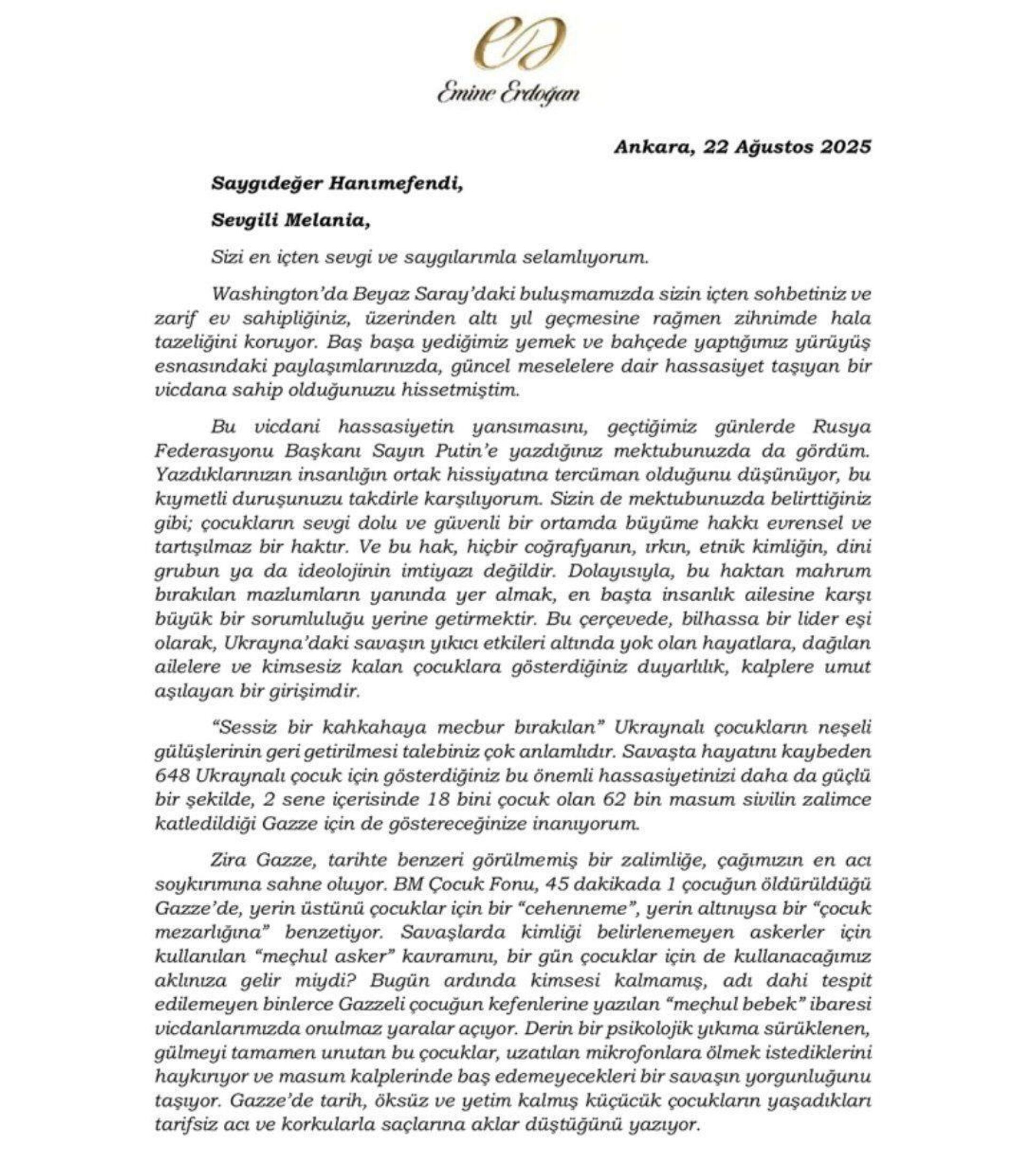 بانوی اول ترکیه از بانوی اول آمریکا خواست تا به کودکان غزه توجه کند بانوی اول ترکیه از بانوی اول آمریکا خواست تا به کودکان غزه توجه کند - اسپوتنیک ایران , 1920, 23.08.2025