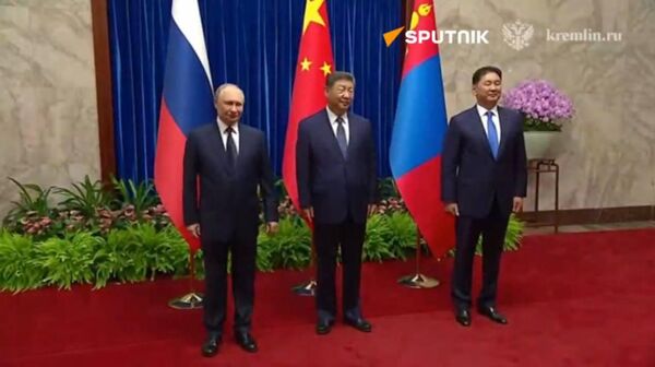 دیدار پوتین با رهبران چین و مغولستان - اسپوتنیک ایران  