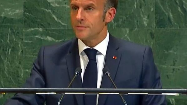 مکرون در سازمان ملل: فرانسه، فلسطین را به رسمیت شناخته است - اسپوتنیک ایران  