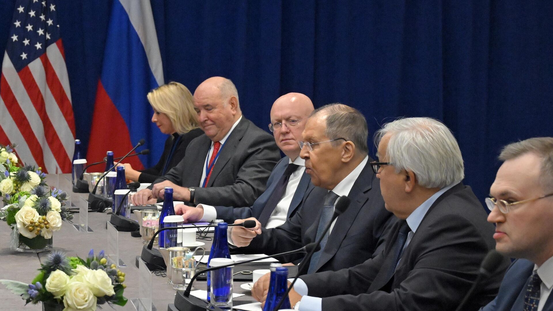 Russian Foreign Minister Sergey Lavrov meets with US Secretary of State Marco Rubio on the sidelines of the 80th session of the UN General Assembly in New York. September 24, 2025 Russian Foreign Minister Sergey Lavrov meets with US Secretary of State Marco Rubio on the sidelines of the 80th session of the UN General Assembly in New York. September 24, 2025 - اسپوتنیک ایران , 1920, 24.09.2025