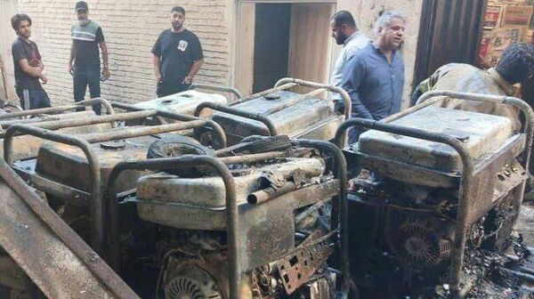 آتش‌سوزی در خیابان سعدی جنوبی در تهران - اسپوتنیک ایران  