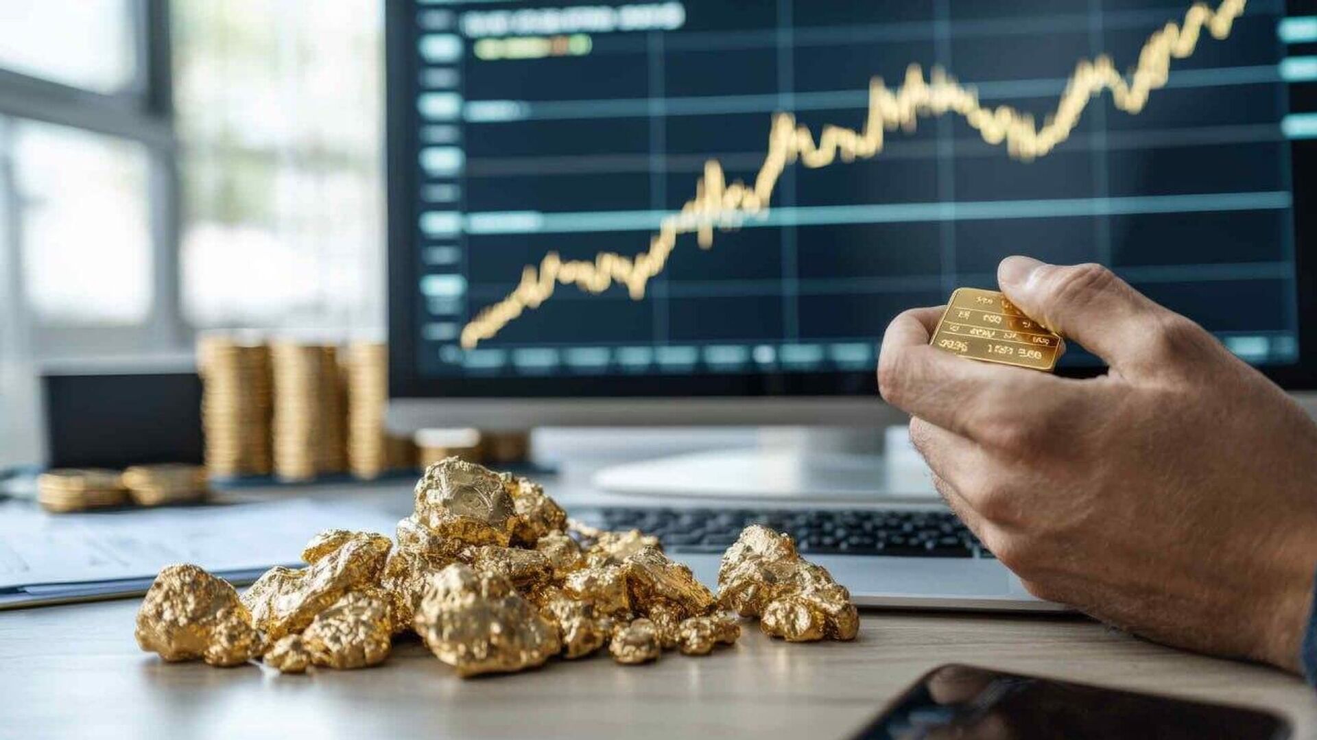 ریسکهای ژئوپلیتیکی، قیمت طلا را به سطوح جدیدی میرساند ریسکهای ژئوپلیتیکی، قیمت طلا را به سطوح جدیدی میرساند - اسپوتنیک ایران , 1920, 30.09.2025