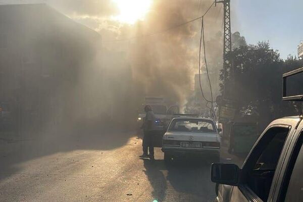 پهپاد اسرائیلی یک خودرو را در شهر کفره، جنوب لبنان هدف قرار داد پهپاد اسرائیلی یک خودرو را در شهر کفره، جنوب لبنان هدف قرار داد - اسپوتنیک ایران