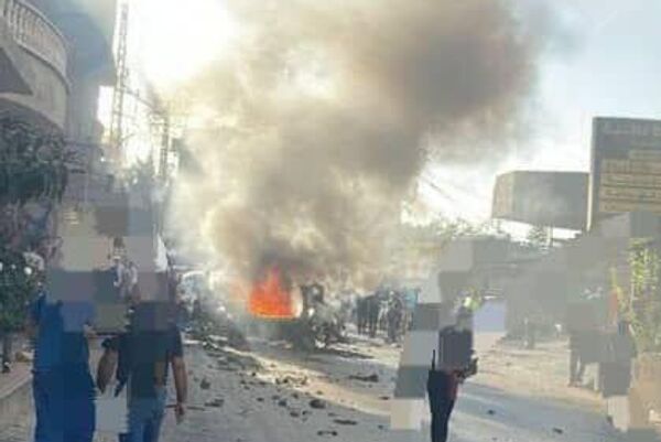 پهپاد اسرائیلی یک خودرو را در شهر کفره، جنوب لبنان هدف قرار داد پهپاد اسرائیلی یک خودرو را در شهر کفره، جنوب لبنان هدف قرار داد - اسپوتنیک ایران