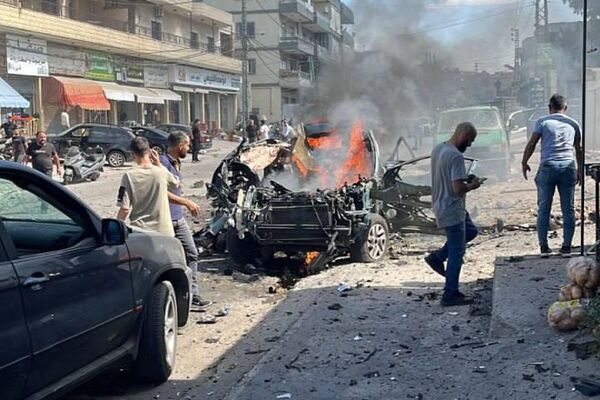 یک پهپاد اسرائیلی به یک خودرو در جنوب لبنان حمله کرد - اسپوتنیک ایران  