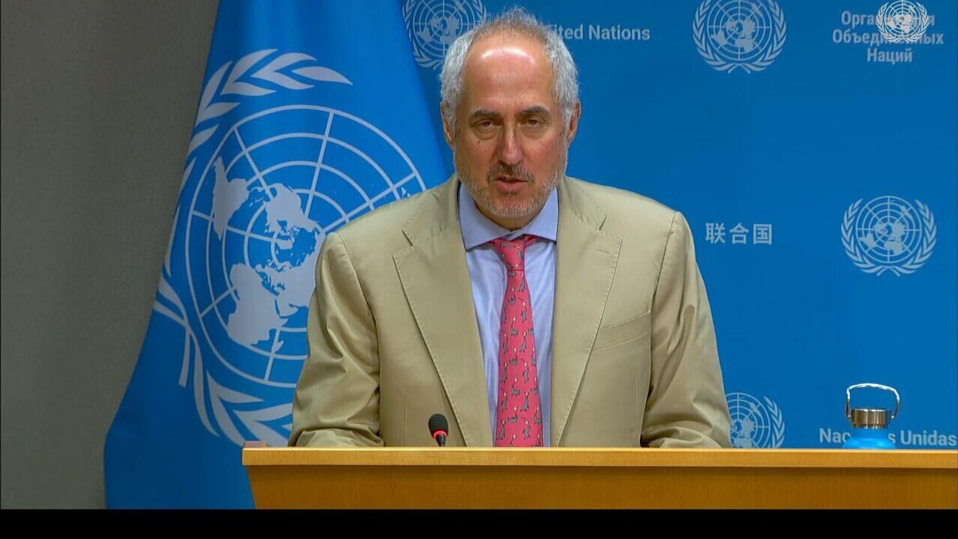 سخنگوی سازمان ملل: باب دیپلماسی با ایران هرگز بسته نمیشود سخنگوی سازمان ملل: باب دیپلماسی با ایران هرگز بسته نمیشود - اسپوتنیک ایران , 1920, 07.10.2025