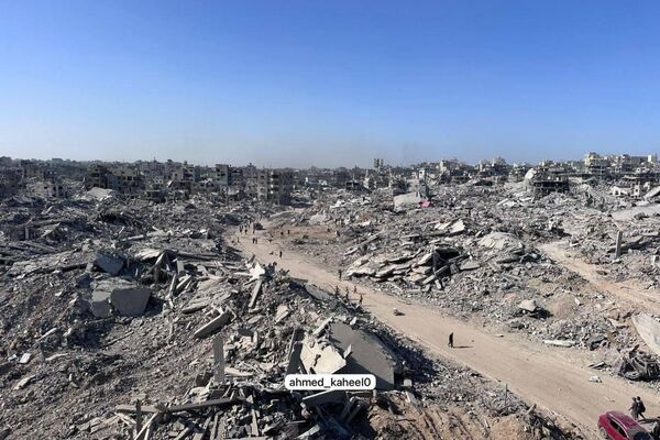 ویدیویی از تخریب کامل و گسترده مناطقی از نوار غزه بدست اسرائیل ویدیویی از تخریب کامل و گسترده مناطقی از نوار غزه بدست اسرائیل - اسپوتنیک ایران