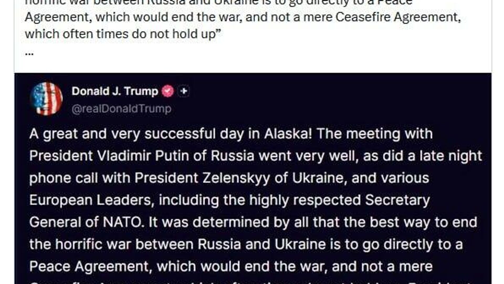 ترامپ برای «توافق صلح مستقیم» تلاش میکند ترامپ برای «توافق صلح مستقیم» تلاش میکند - اسپوتنیک ایران , 1920, 22.10.2025