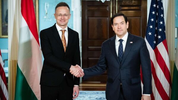 دیدار وزیران خارجه مجارستان و آمریکا برای گفتگو در مورد مقدمات اجلاس پوتین-ترامپ - اسپوتنیک ایران  