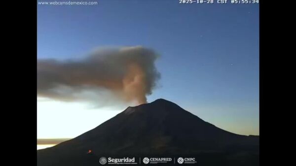 فیلم تایم لپس از آتشفشان پوپوکاتپتل در مکزیک - اسپوتنیک ایران  