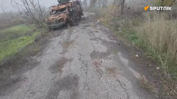 روستای شوچنکو در نزدیکی کراسنوارمیسک مملو از تجهیزات و اجساد نیروهای مسلح اوکراین است - اسپوتنیک ایران  