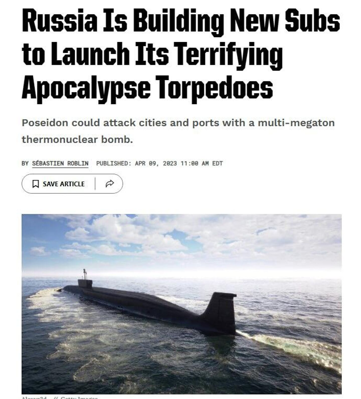 A screenshot from Popular Mechanics A screenshot from Popular Mechanics - اسپوتنیک ایران