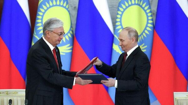 مهم ترین نکات در مذاکرات پوتین و توکایف در کرملین - اسپوتنیک ایران  