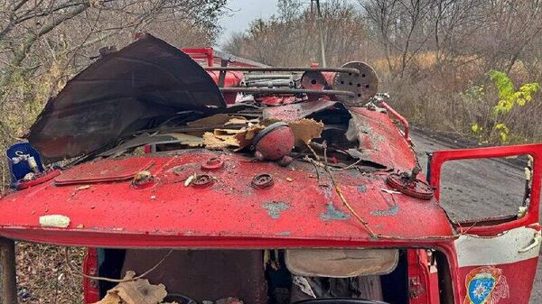 حمله یک پهپاد به پرسنل وزارت اوضاع اضطراری روسیه در جمهوری خلق دونتسک - اسپوتنیک ایران  