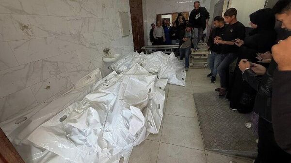 صلیب سرخ بین المللی 15 جسد قربانیان فلسطینی را به نوار غزه منتقل کرد - اسپوتنیک ایران  