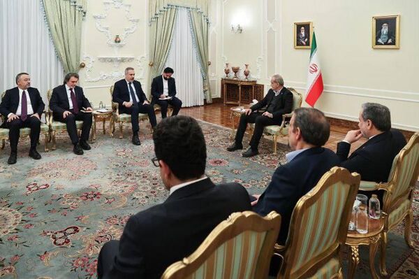 دیدار وزیر خارجه ترکیه با رئیس جمهور ایران - اسپوتنیک ایران  