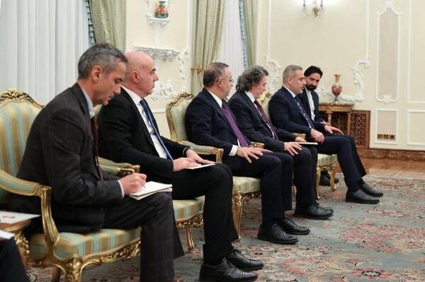 دیدار وزیر خارجه ترکیه با رئیس جمهور ایران - اسپوتنیک ایران  