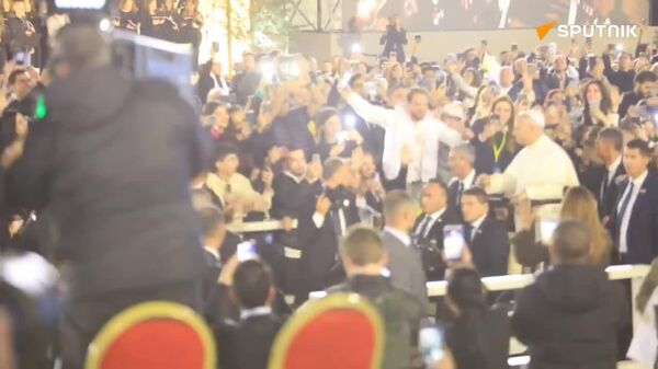 ورود پاپ به منطقه بکرکه لبنان - اسپوتنیک ایران  