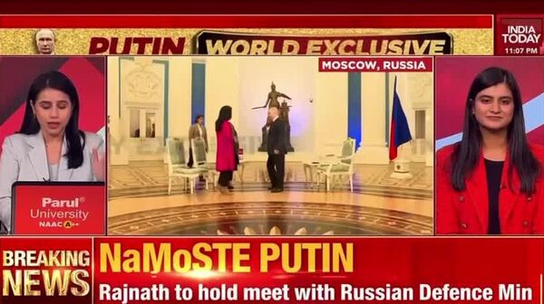 پوتین با کانال تلویزیونی هندی ایندیا تودی مصاحبه می‌کند - اسپوتنیک ایران  