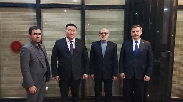 دیدار رئیس کمیته اجرایی ساختار منطقه ای ضدتروریستی سازمان همکاری شانگهای با مدیرکل امور سازمان همکاری شانگهای و بریکس وزارت امور خارجه ایران - اسپوتنیک ایران  