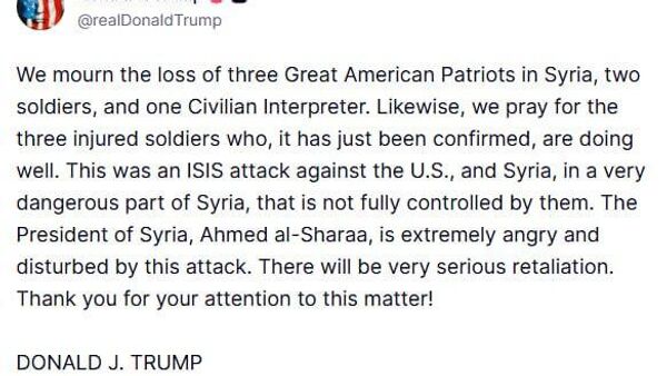 ترامپ پس از حمله داعش* به پالمیرا، قول انتقام داد - اسپوتنیک ایران  
