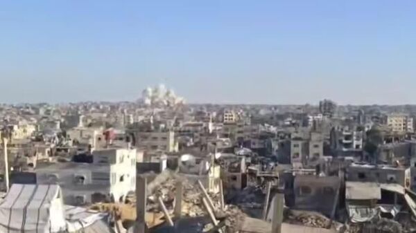 نیروهای اسرائیلی خانه‌ای را در خان یونس، جنوب غزه، منفجر کردند - اسپوتنیک ایران  