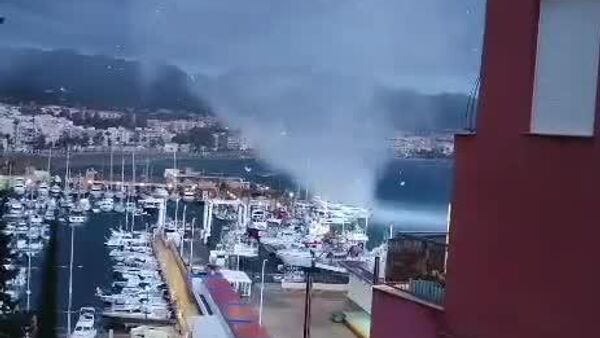 طوفان شدید در مورسیا، اسپانیا - اسپوتنیک ایران  