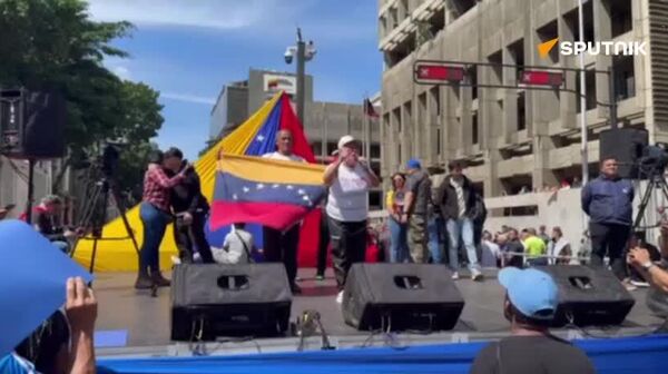 تجمع اعتراضی در کاراکاس پایتخت ونزوئلا - اسپوتنیک ایران  