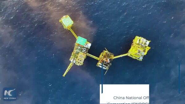 رکورد استخراج نفت و گاز در یکی از معادن دریایی در چین - اسپوتنیک ایران  