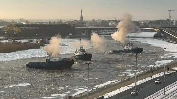 رقص کشتی ها در رودخانه ای در لهستان - اسپوتنیک ایران  