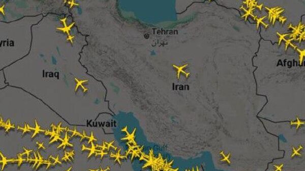 بر اساس داده های سایت فلایت رادار، آسمان ایران تقریبا خالی از پرواز است - اسپوتنیک ایران  